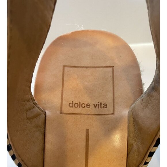 Dolce Vita Pia Espadrille Jute Wrapped Wedge Sandals Size 8 Natural Multi Color - Picture 9 of 9